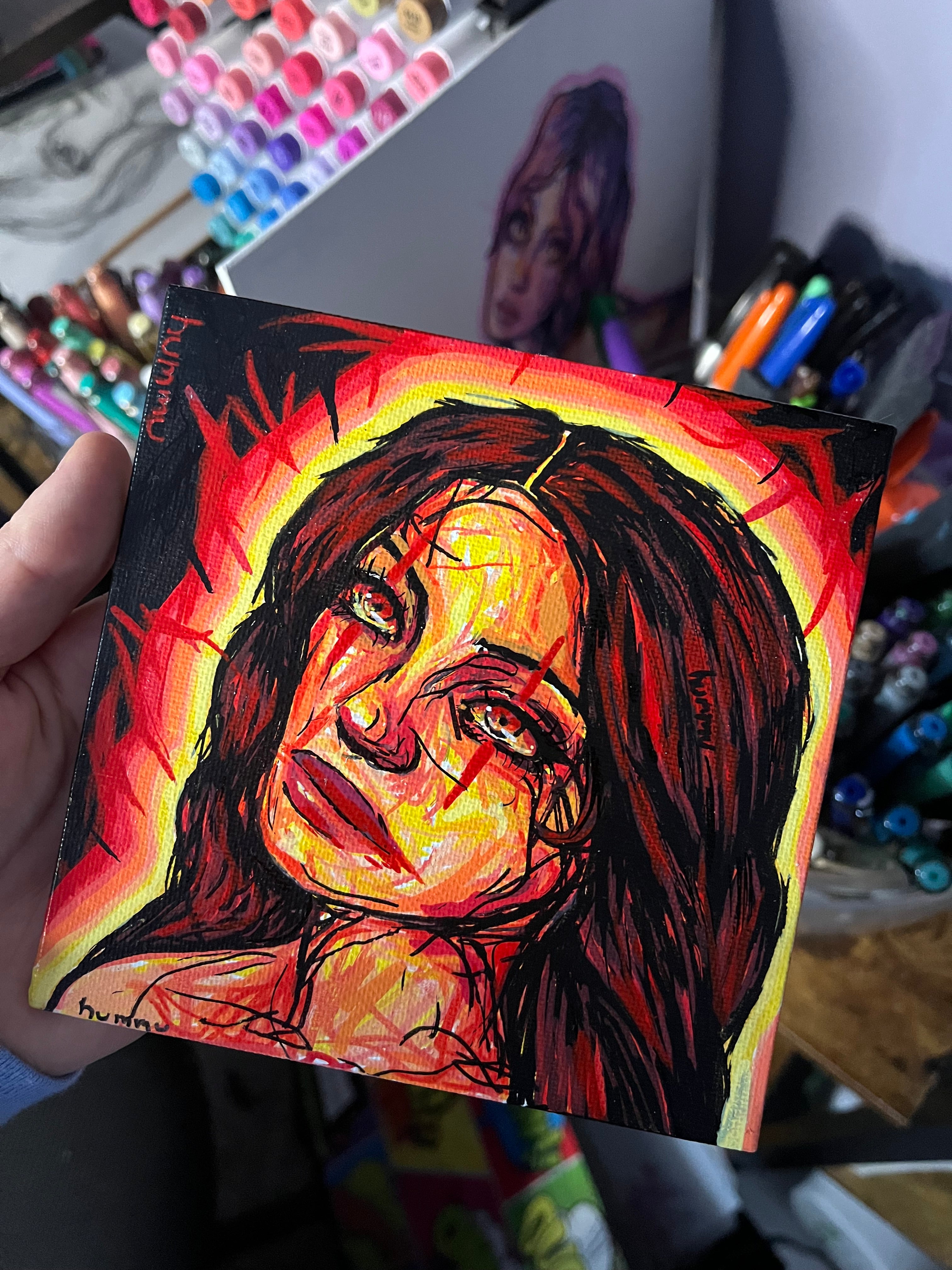 Sad Sun Demon Girl