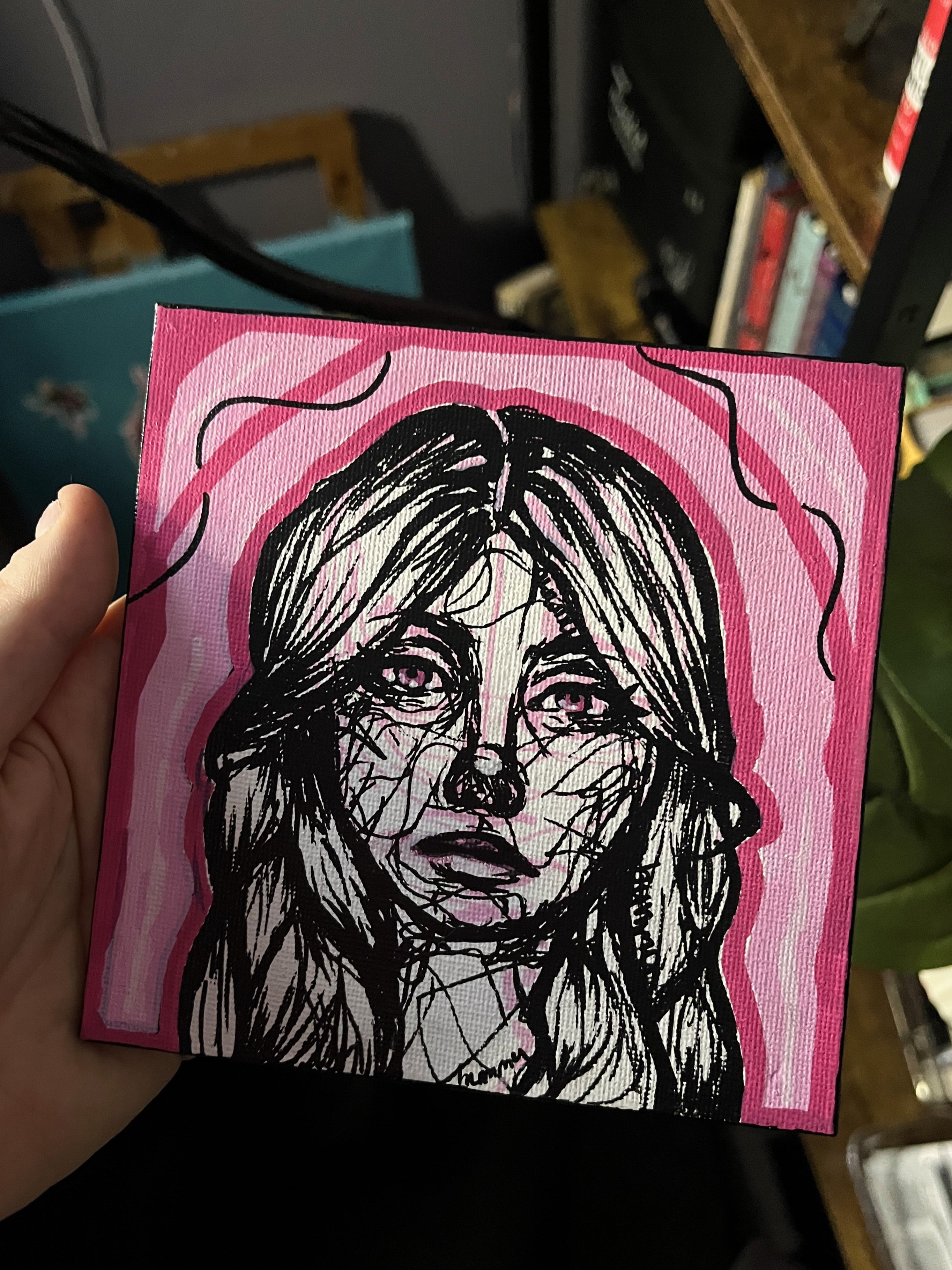 Pink Scribble