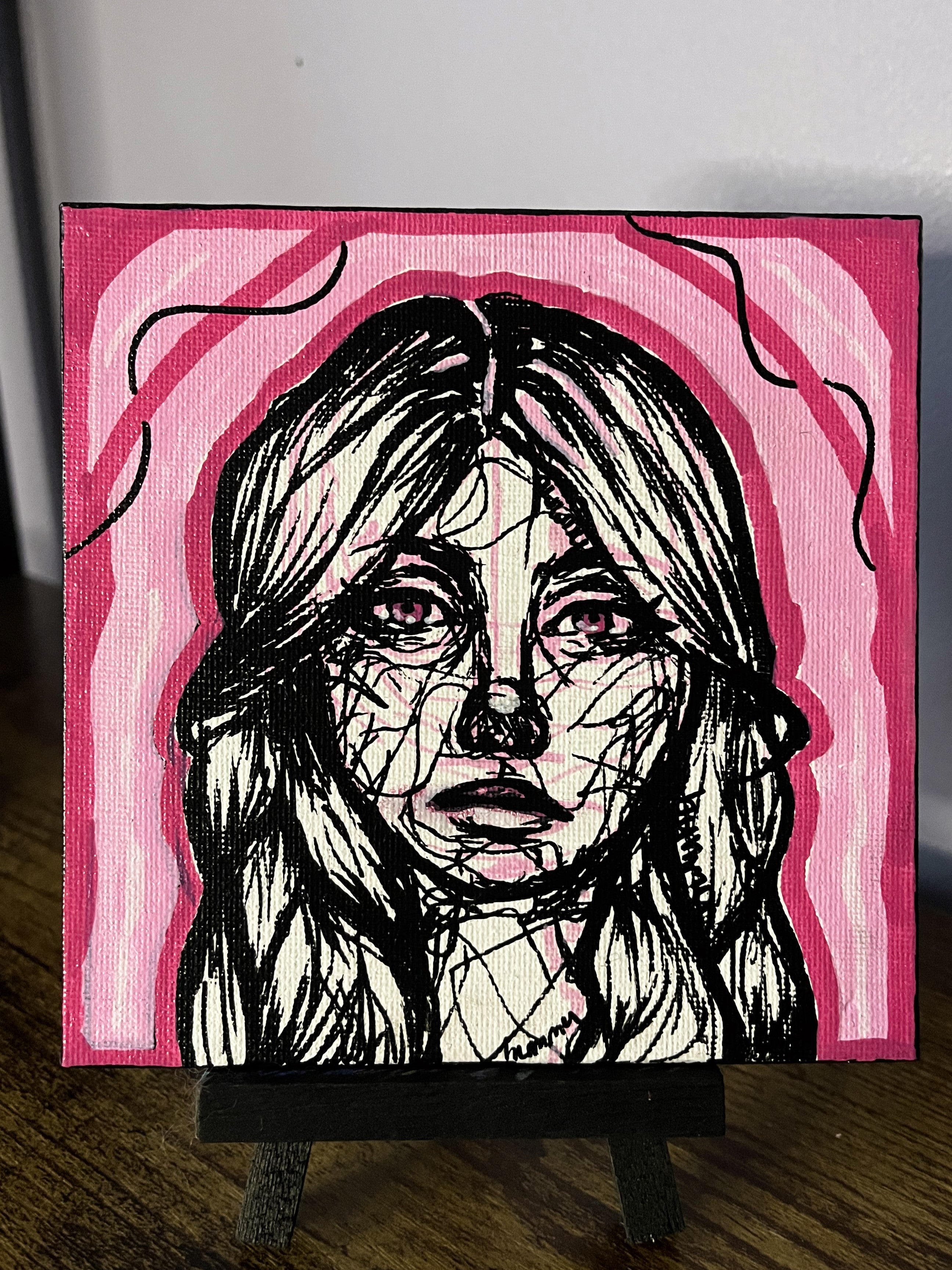 Pink Scribble